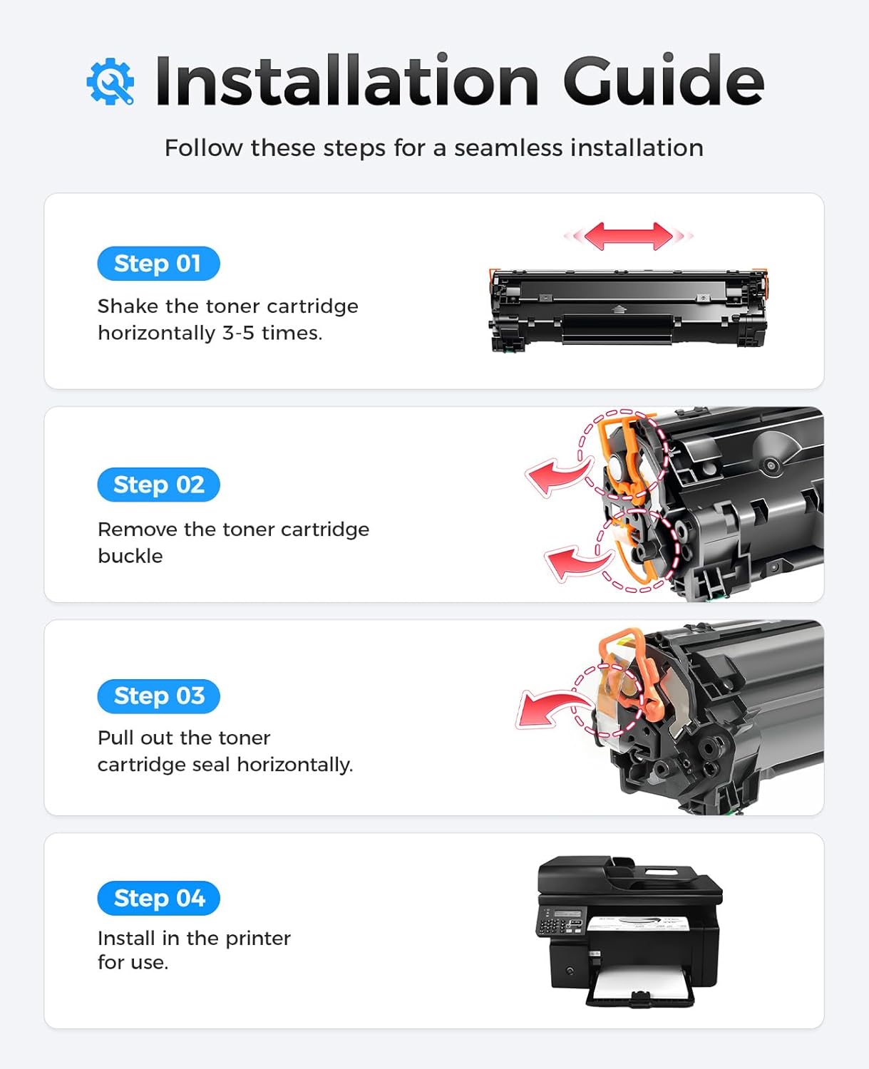 35A Black Toner Cartridge 2-Pack Replacement for HP 35A CB435A Works with LaserJet P1005 P1006 P1009 P1002 P1003 P1004 M1120 M1522n M1522nf P1505 P1505n P1102w P1109w Pro MFP M1212nf M1217nfw Printer