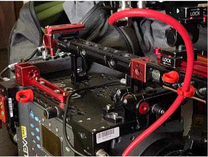 Block 3/8" Thread Bracket Lock Mounting Adapter Right Angle for ARRI Sony RED Camera Lens Motor Teradek Wireless Red