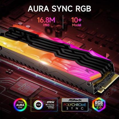 S790R 2TB NVMe M.2 SSD PCIe 4.0 x4, Internal Solid State Drive with RGB Heatsink, Up to 7450MB/s, 3D NAND TLC, PS5 Compatible, Ideal for Gaming, Creators & Professionals