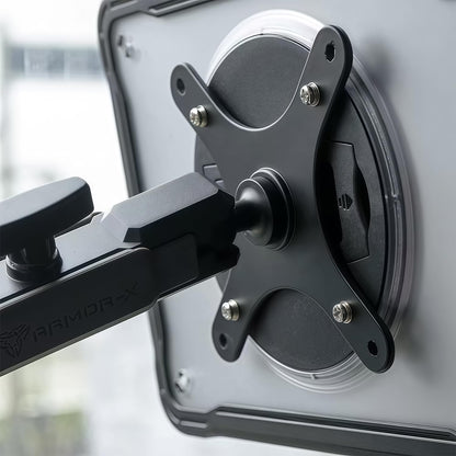 Kado Portable Monitor Stand Adapter Bracket Plate Tripod, Wall Mount Arm Mount 1/4" Screw Hole to 100x100mm 75x75mm Universal, Tripod Camera Stand for Desktop Monitor Portrait/Landscape Mode