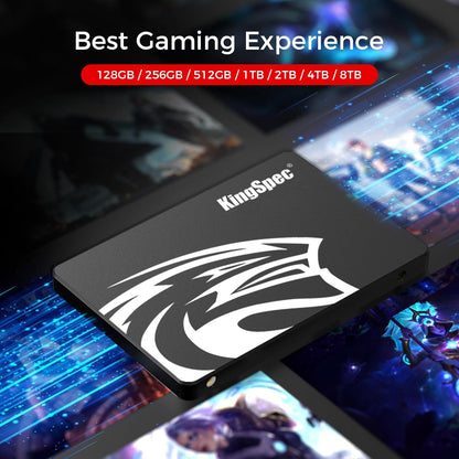 KingSpec 4TB 2.5 SSD SATA III Internal - 550MB/s Read, 520MB/s Write with 3D NAND Flash, for Laptop & Desktop PC Upgrade