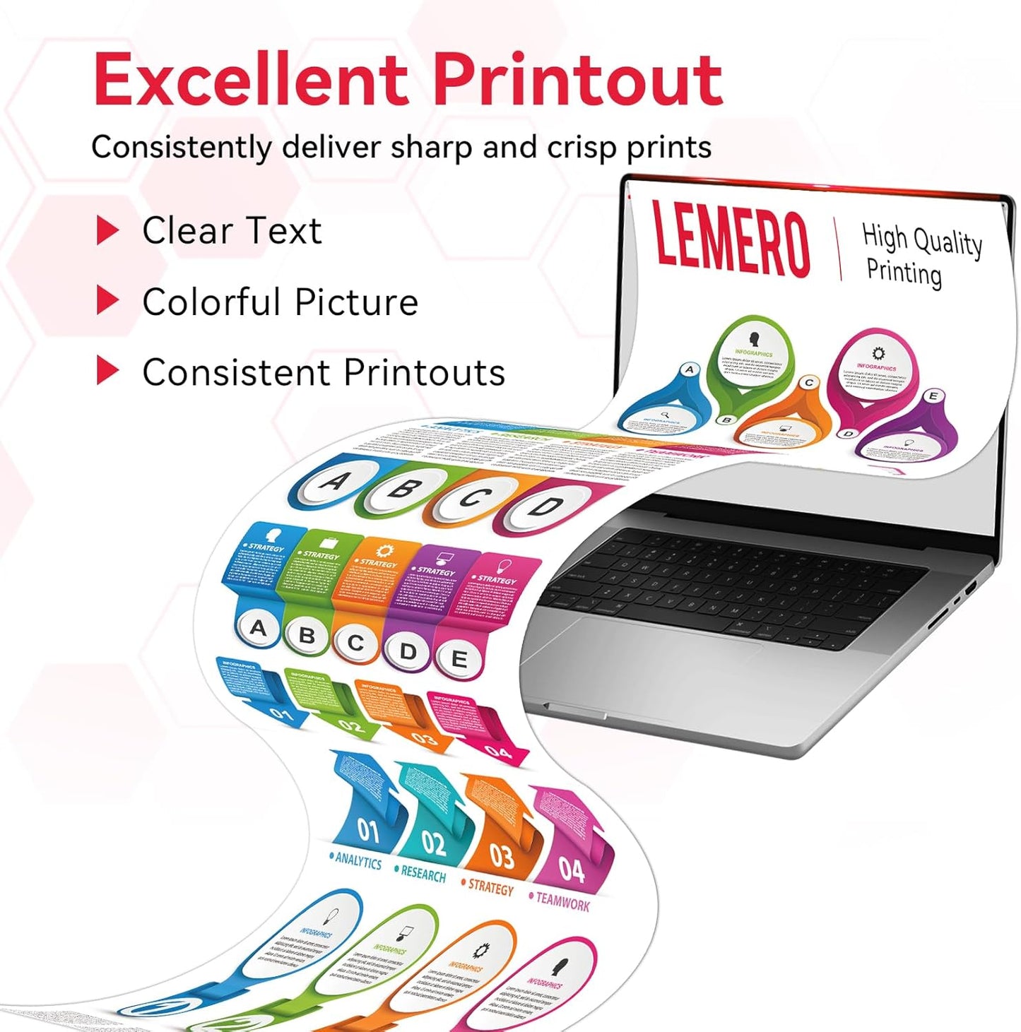 LEMERO 067H Toner Compatible for Canon 067H Toner Cartridges Set Work for Canon MF656Cdw Toner for Canon 067 MF654Cdw MF653Cdw LBP632Cdw Printer, Black Cyan Yellow Magenta 4-Pack of 067h Toner