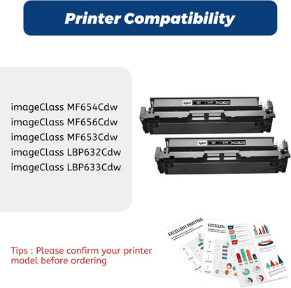 067 Black Toner Cartridge,Replacement for Canon 067 067H CRG-067 for imageCLASS MF653Cdw MF654Cdw MF656Cdw LBP633Cdw LBP632Cdw MF652Cw MF652Cdw Printer,with Chip