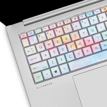Keyboard Cover for HP EliteBook 830 835 840 845 1040 G9 G10 2024 2023 2022 13.3 14 inch Laptop Accessories Keyboard Protective Skin (Not fit The 830/840/845/1040 G8 G7 G6 G5 G4 G3)-Iridescent