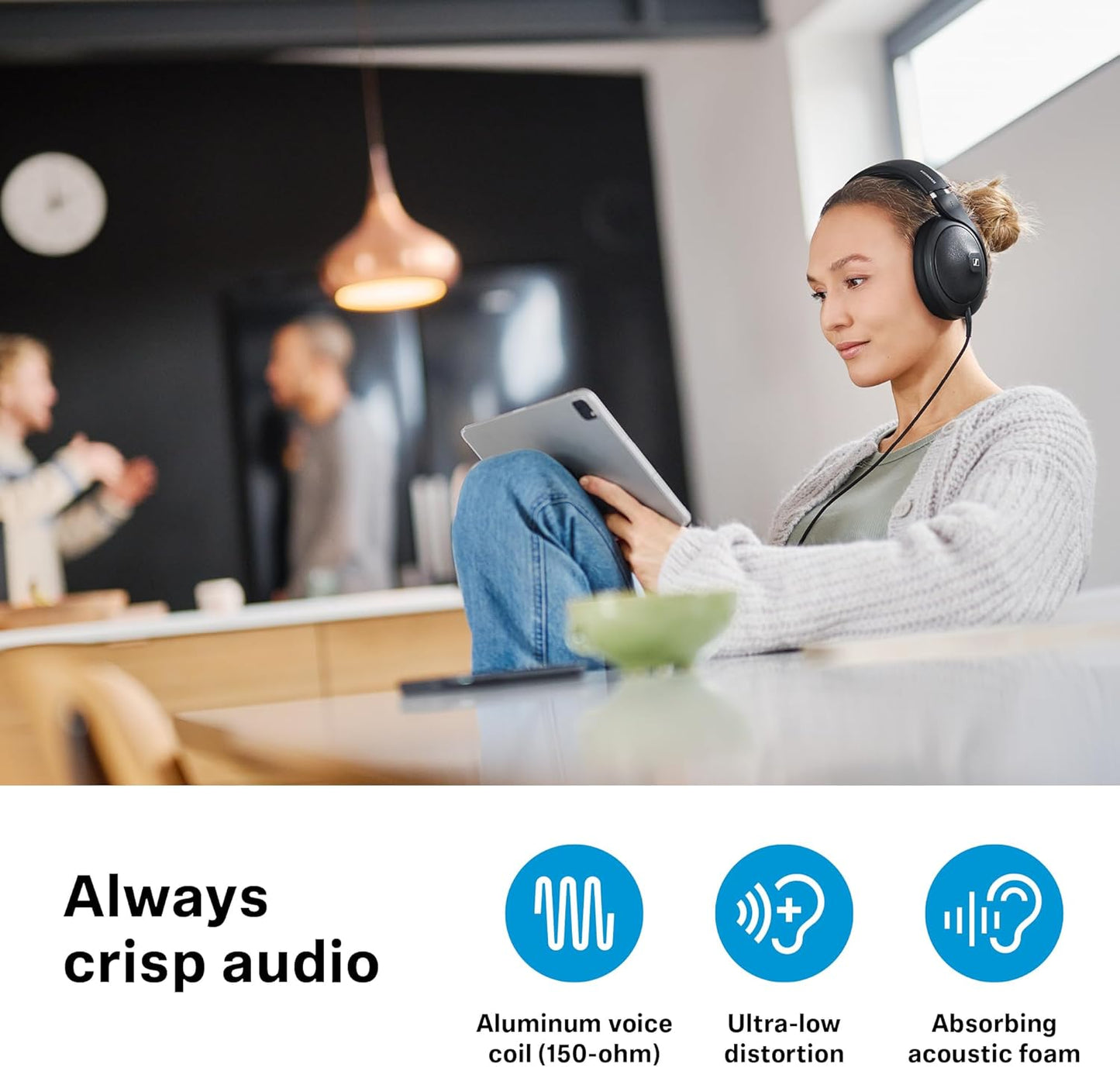 Sennheiser HD 620S - Audiophile Closed-Back Wired Headphones - Premium Stereo Sound with Speaker-Like Spatial Imaging and Optimized Surround, Black