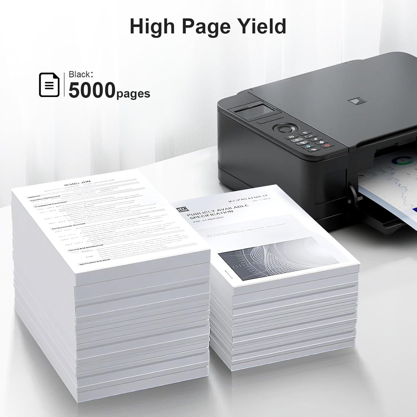 MLT-D203L 2 Black Compatible Toner Cartridge High Yield Replacement for Samsung 203L 203 MLT-D203L Work with Proxpress M3320ND M3870FW M4020ND M3370FD M3820DW M4070FR M4070FX Printer