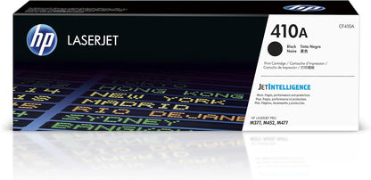 HP 410A Black Toner Cartridge | Works with HP Color LaserJet Pro M452 Series, HP Color LaserJet Pro MFP M377, M477 Series | CF410A