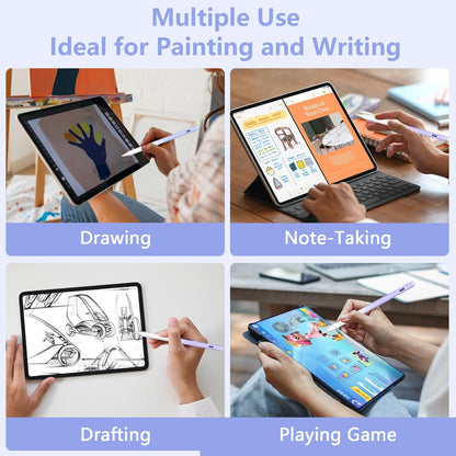 Stylus Pen for iPad 2018-2023 with Palm Rejection, Active Pencil for iPad 10th/9th/8th/7th/6th Generation, for iPad Pro 11/12.9 inch, for iPad Air 5th/4th/3th, for iPad Mini 6th/5th Gen(Sky Grey)