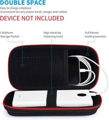 Hard Travel Case for Ekrist/LanLuk Portable Charger Power Bank 25800mAh, Power Bank Case for Anker PowerCore 10000mAh, Samsung T7 Touch and Seagate Portable 2TB