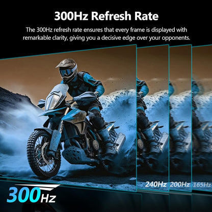 Z-Edge 27 inch Curved Gaming Monitor, FHD 1080P 300Hz 280Hz 240Hz Curved Monitor 1500R Computer Monitor, MPRT 1ms Monitor, 16.7M Colors, UG27S 2X DP 1.4 Ports and 2X HDMI 2.0 Ports