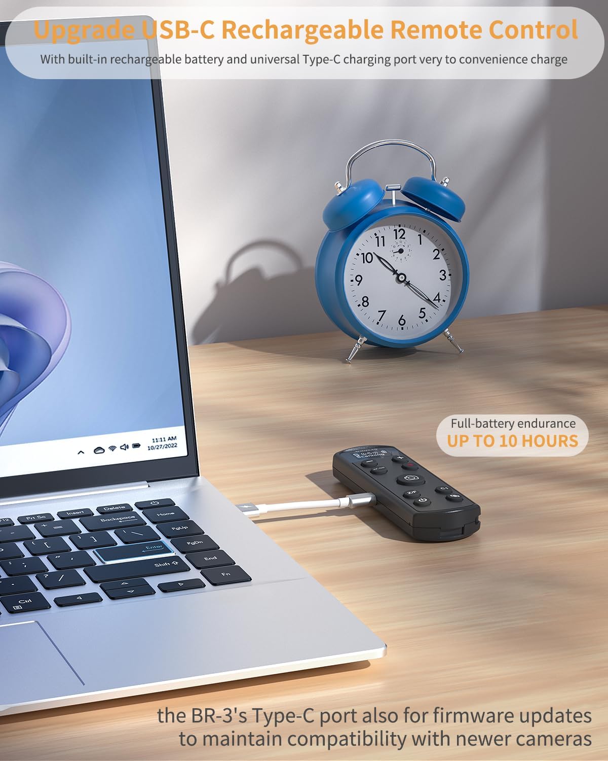 for Sony Camera Wireless Remote Control - Aodelan Rechargeable Shutter Release with OLED Screen for ZV-E10, FX3, a6100, a6400, a6600, a7 III, a7R III, DSC-RX100 VII, ZV-1; Replace Sony RMT-P1BT