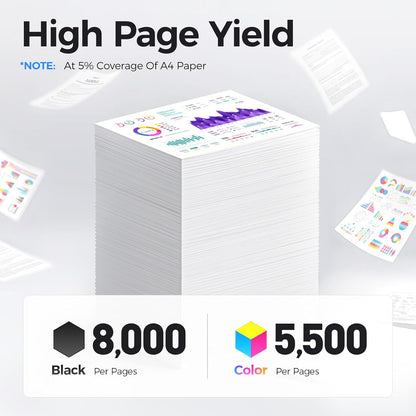 C310 C315 High-Yield Toner Cartridge Set 4-Pack Replacement for Xerox 006R04364 006R04365 006R04366 006R04367 Compatible with Xerox C310 C310DNI C315 C315DNI Color Printer (Black Cyan Magenta Yellow)