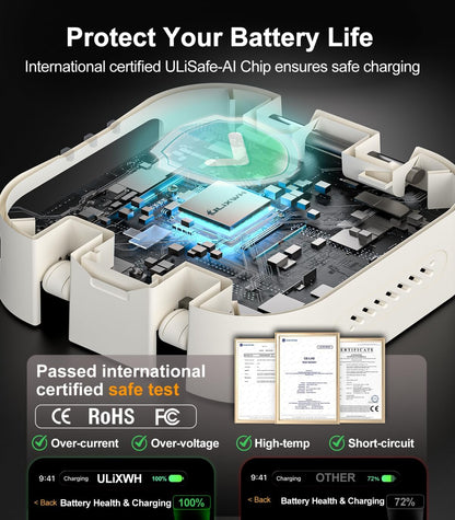 2025 Retractable 3 in 1 Charging Station for Apple,15W Fast for MagSafe Magnetic Wireless Charger with Retractable Cable, Foldable Travel Stand for iPhone 16 15 14 13 12 Pro Max iWatch Airpods