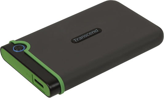 Transcend 1TB USB 3.1 Gen 1 StoreJet 25M3S SJ25M3S Rugged External Hard Drive TS1TSJ25M3S,Grey