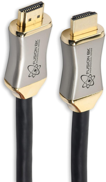 HDMI 2.1 Certified Cable Supports 10K 8K @60Hz and 4K @120Hz Compatible with All TVs, BluRay, Xbox Series X, PS5 (15 Feet)