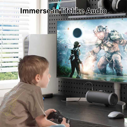 Adoreen Ultra-Thin Slim Digital Optical Audio Cable 4 FT/2 Pack, Fiber Optic Toslink SPDIF Cord Gold-Plated High-Speed Flexible & Durable for TV Soundbar Home Theater Game Console PS4 Xbox +Ties