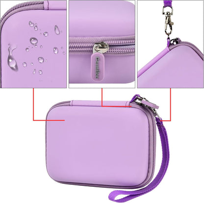 Portable Charger Power Bank Case for 2PCS Swyop/for Feob/for Charmast/for JEJILL/for LanLuk/for VEGER/for iWALK/for Taegila/for Kuulaa and More Small Charging Battery Pack - Bag Only (Purple)