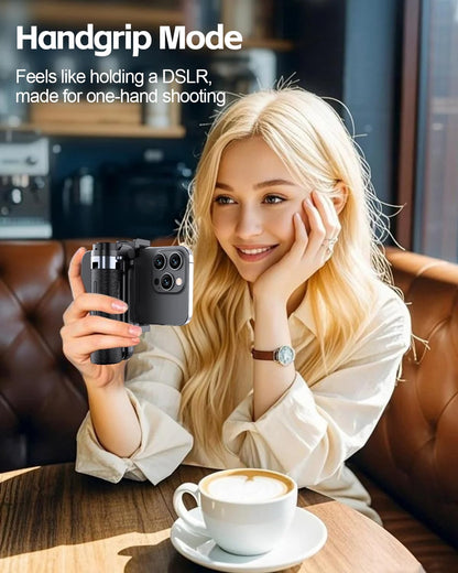 UBeesize Mini Selfie Stick Tripod with Remote, Pocket-Size Phone Stand for iPhone 16 Pro Max/Android, 360° Rotating Holder for Travel, Vlogging, TikTok, Live Streaming