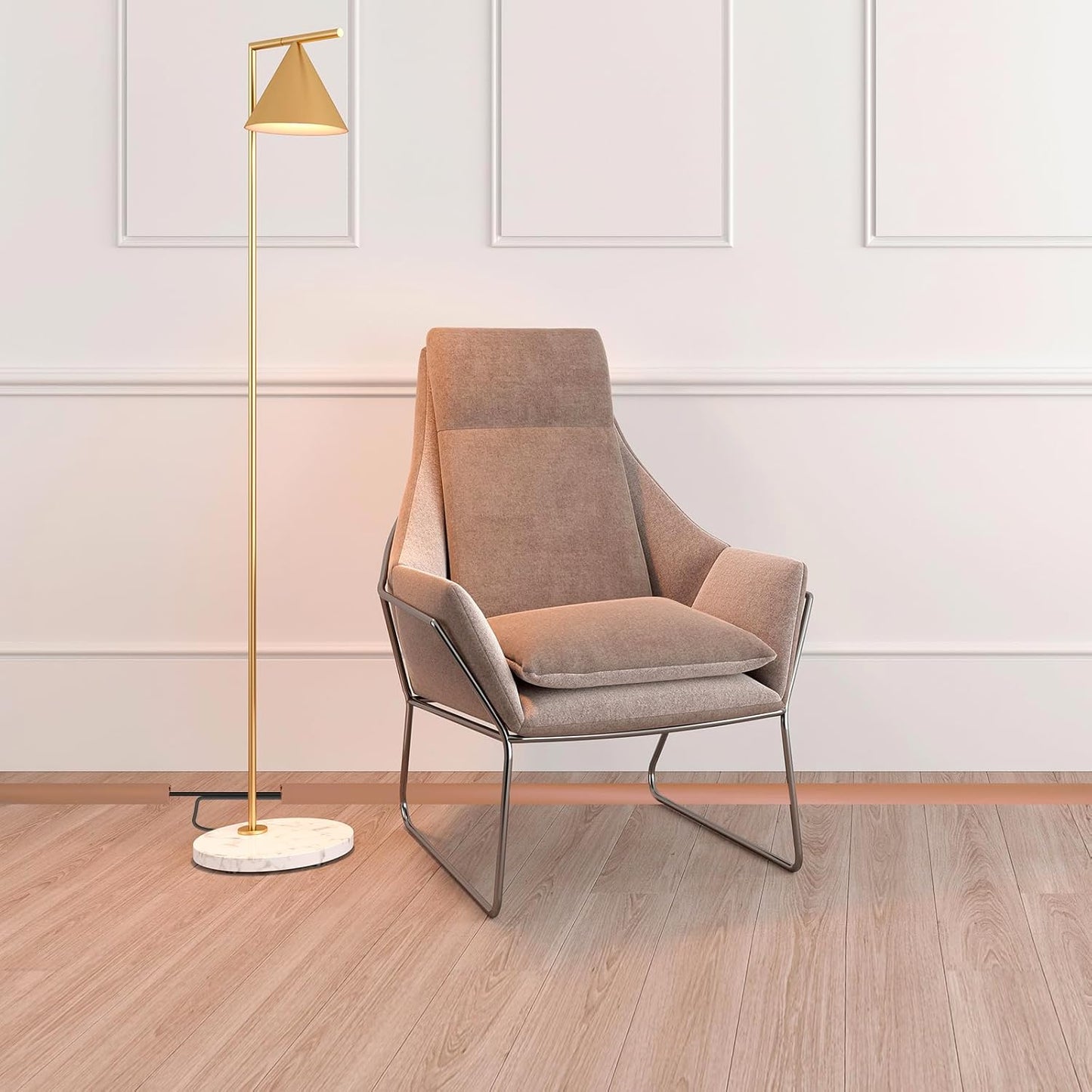 Floor Cord Cover Cavity 0.8"x0.37" Self Adhesive Cord Hider, 3.3FT Low Profile Cable Management, Extension Strip Protector for Wires, Prevent Cable Trips for Offices, Gyms, Exhibitions（Brown）