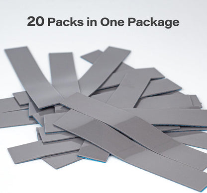 Aairhut 20 Pieces 120 x 20 x 1 mm Thermal Pads, 9 W/m.K Conductive Silicone Pad for M.2 SSD GPU Heatsink LED PS4 PS5 & More - Gray