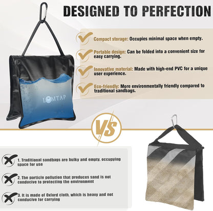 LOMTAP C Stand Light Stand Stainless Metal Photography Kit - Heavy Duty 10.8ft/330cm Vertical Pole, 4.2ft/128cm Boom Arm, Adjustable Base, Water Sandbag, 2 Grip Heads, 3 Clips for Softbox, Reflector