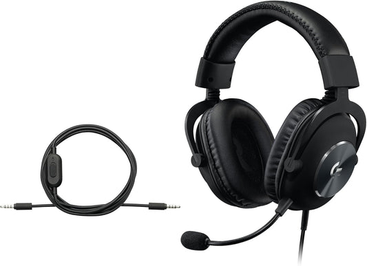 Logitech G Pro X SE Wired Gaming Headset with Microphone: Detachable Mic, DTS Headphone:X 7.1, Memory Foam Ear Pads, 50 mm Drivers, USB DAC Incl. - Black