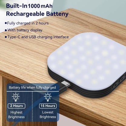 Mini Magnetic Phone Selfie Light Compatible with iPhone Magsafe, Clip on Pocket Light for Tablet Laptop Computer Zoom Video Call TikTok YouTube Video Recording Phone Filming Makeup