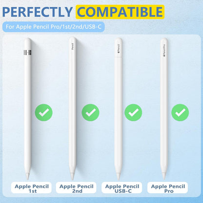 (8 Pack) Replacement Tips for Apple Pencil 2nd Generation and Apple Pencil 1st Generation,Inesore Upgraded Apple Pencil Tips Accessories Compatible with Apple Pencil 2 Generation iPad Pro Pencil Nib