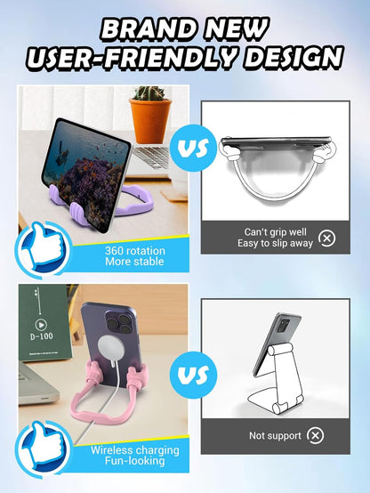 Cell Phone Stand Thumbs Up Lazy Phone Stand - 2 Pack Phone Holder 2025 College Graduation Gifts for Her Him Cellphone iPhone Stand for Desk Birthday Gifts for Teens Girls Boys Adults Women Men Wife