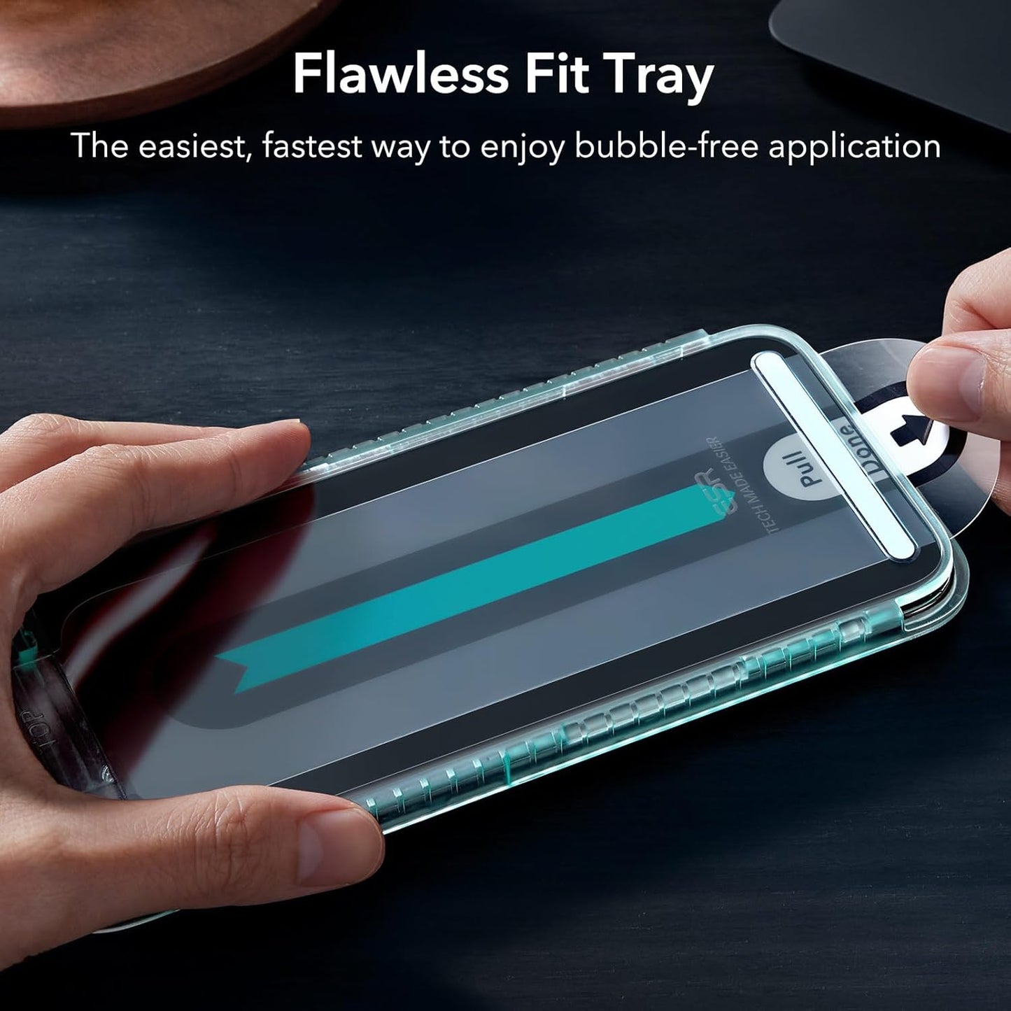 ESR for iPhone 14 Pro Max Screen Protector Set, 3 Tempered-Glass Screen Protectors and 1 Set of Camera Lens Protectors, Smooth Rounded Edges, Full-Coverage Military-Grade Protection, Scratch Resistant