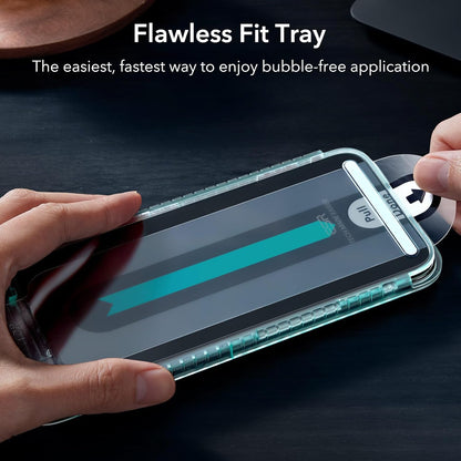 ESR for iPhone 14 Pro Max Screen Protector Set, 3 Tempered-Glass Screen Protectors and 1 Set of Camera Lens Protectors, Smooth Rounded Edges, Full-Coverage Military-Grade Protection, Scratch Resistant