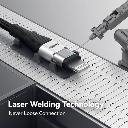 Extra Long iPhone Charger Cord 15FT [Apple MFi Certified] USB A to Lightning Cable Braided Fast Charging Cord Compatible with iPhone 14 Pro Max/Plus/13/12/11/X/XR/XS/SE/8/7/6/5/iPad - Black