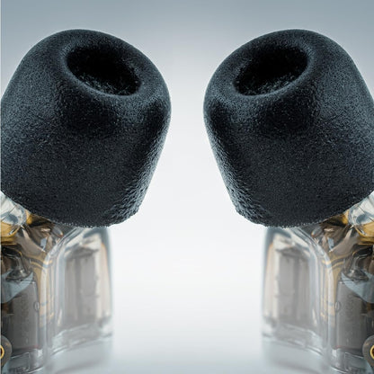 Comply 600 Core Series | Memory Foam Replacement IEM Ear Tips for Truthear, Sennheiser, Moondrop & More | Superior Noise Isolation, Ultimate Comfort, Secure Fit | Black (S/M/L) (3 Pairs)