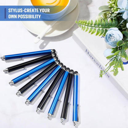 Outus 36 Pcs Stylus Pen for Universal Capacitive Touch Screens Devices, Stylus Pen Compatible with Tablet for Classroom Travel Olders Friendly(Dark Blue,Black)