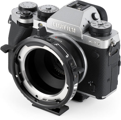 VILTROX PL-X Lens Mount Adapter Ring Converter with Rotary Lock Compatible with PL Lens to Fuji X-Mount Cameras X-Pro1, X-Pro2, X-T1, X-T2, X-T3, X-E1, X-E2, X-E2s, X-E3, X-H1
