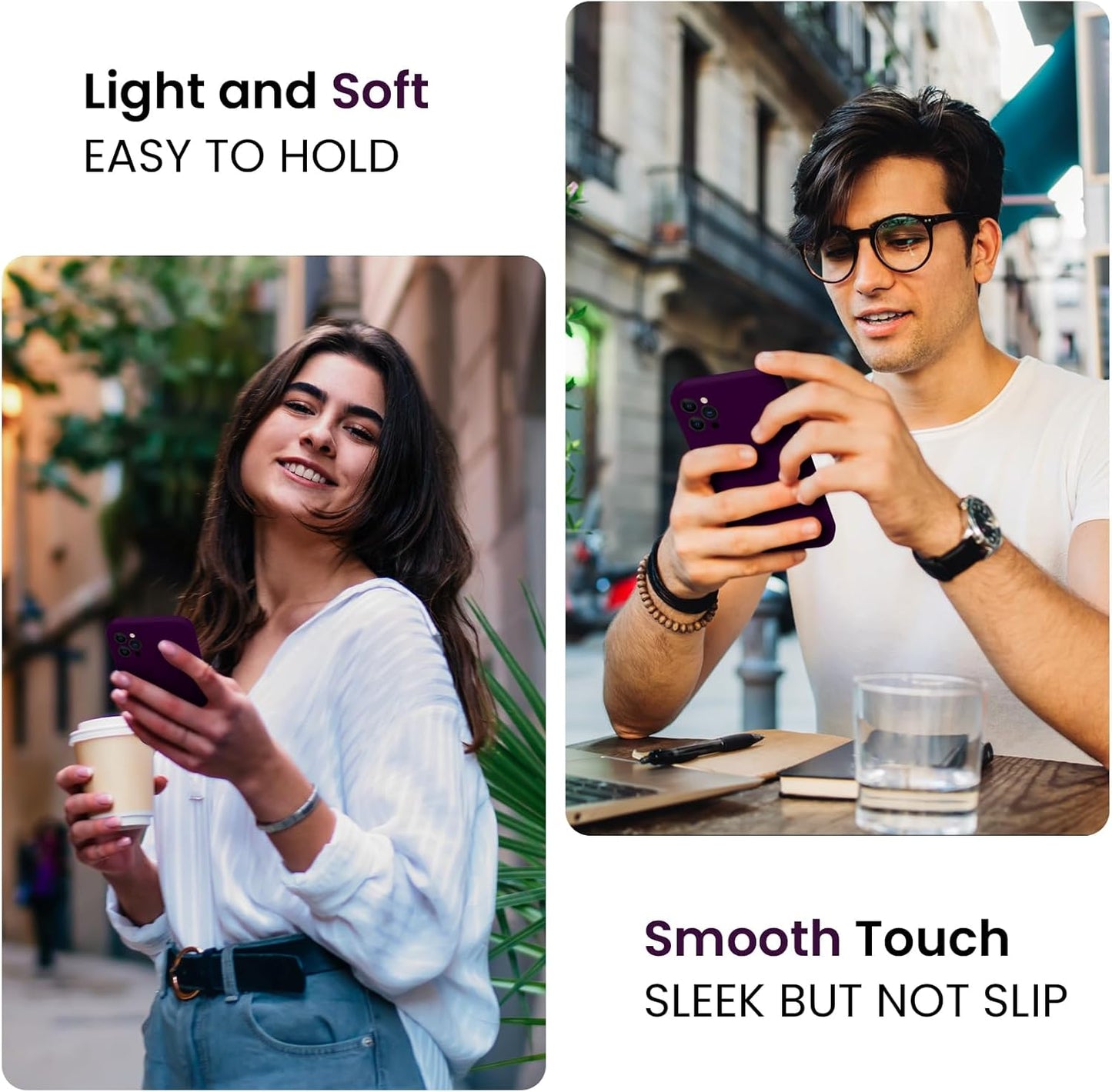 FireNova Designed for iPhone 13 Pro Max Case, Silicone [Camera Protection] Phone Case with [2 Screen Protectors], Soft Anti-Scratch Microfiber Lining Inside, 6.7 inch, Wine Red