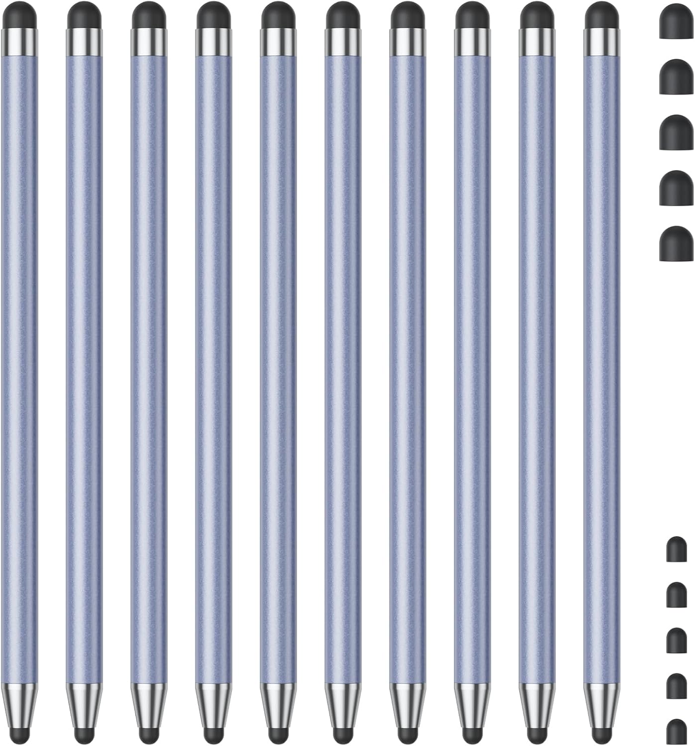 Stylus (10Pcs), Stylus Pen for Touchscreen, High Precision and Sensitivity Stylus Pen for iPad/iPhone/Samsung/Android Smartphone and Tablets, Compatible with All Capacitive Touch Screen (Blue)