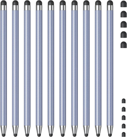 Stylus (10Pcs), Stylus Pen for Touchscreen, High Precision and Sensitivity Stylus Pen for iPad/iPhone/Samsung/Android Smartphone and Tablets, Compatible with All Capacitive Touch Screen (Blue)