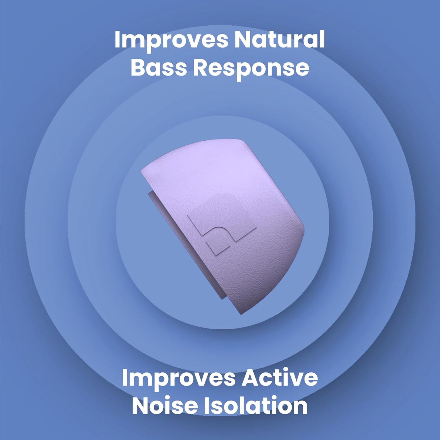 Foam Masters Ultra-Premium Memory Foam Ear Tips for AirPods Pro 1st & 2nd Gen | 3 Pairs | Black Magic Ver 6.0 | Secure | Comfort | Better Noise Cancel | Replacement Buds – Lilac Purple, Large