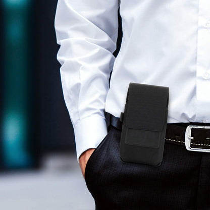 BECPLT Nylon for Galaxy S25 Ultra 5G S24/S23/S22/S21/S20 Ultra Belt Holster Black Cell Phone Holder Belt Clip Holster Case Phone Pouch