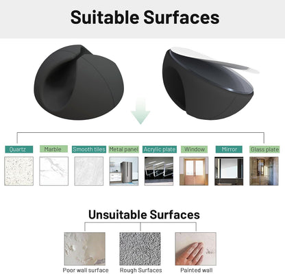 18 Pack Mini Cable Clips, Znben Cord Organizer Holder Adhesive Cord Management Charger Wire Holder Clips for Desk, Home, Office, Car, Cubicle, Nightstand Black