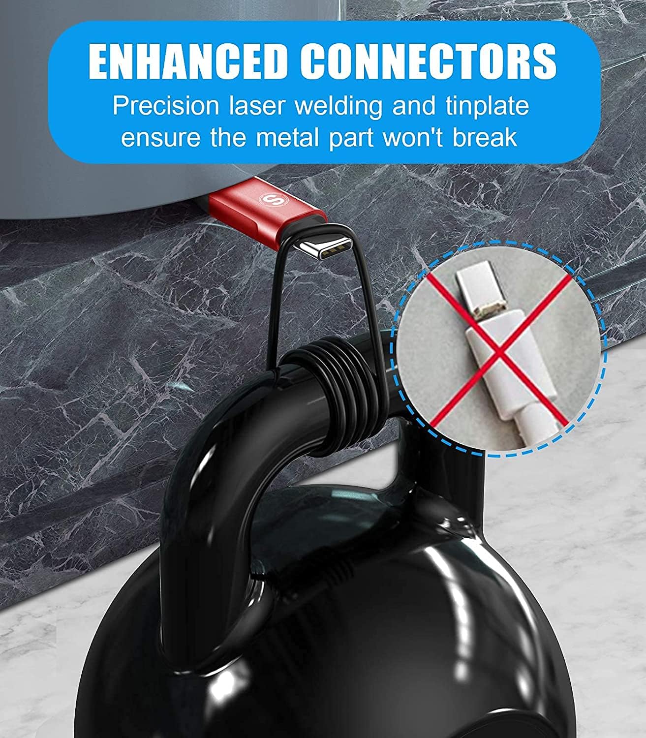 USB Type C Charger Cable [3Pack,10ft+6.6ft+3.3ft], Power Charging Cable for Kindle Fire HD 10 9th 2019 8 10th 2020 Paperwhite 11th 2021 Generation, Samsung Galaxy S21 S20 S10 A13 A33 A53