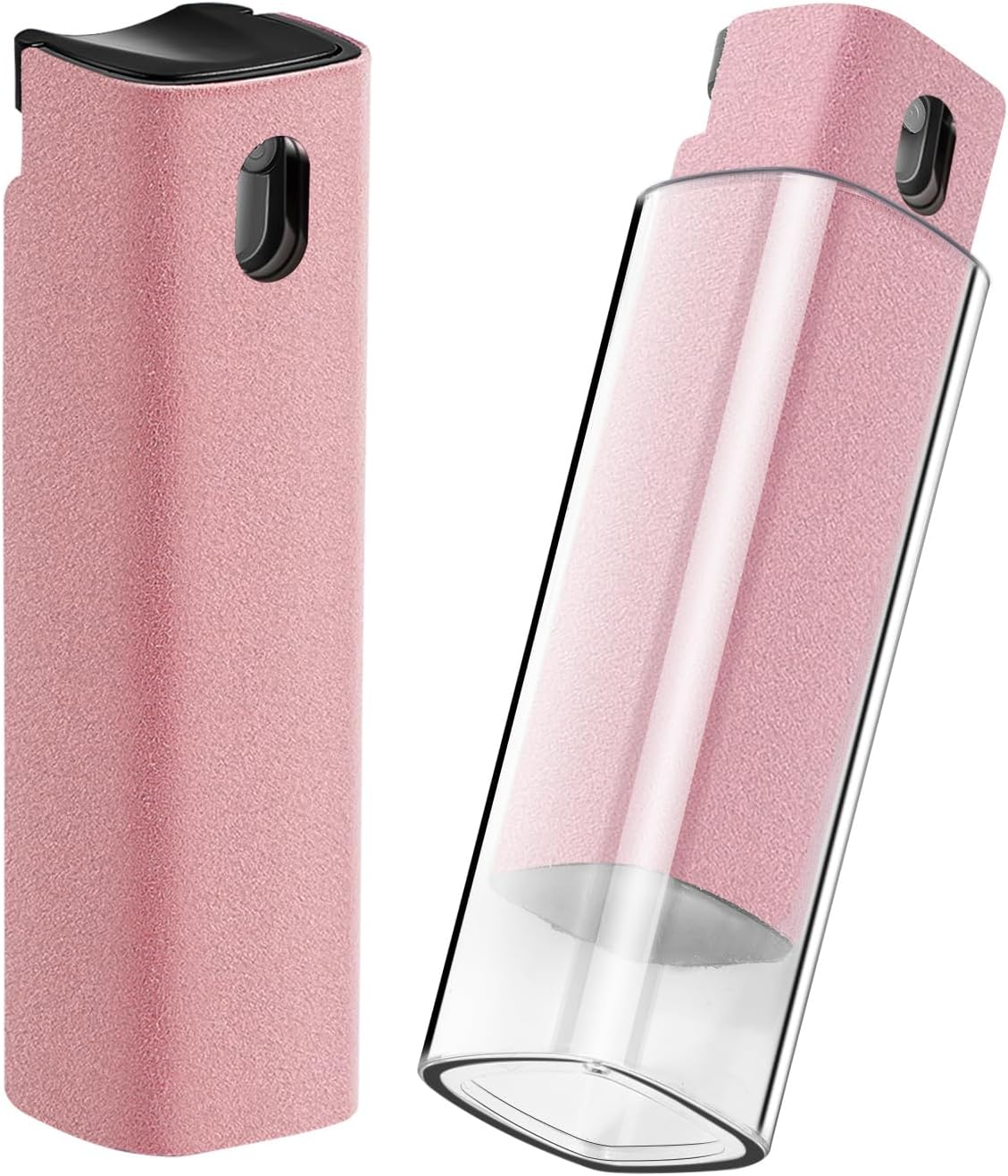 YTT Screen Cleaner, All-in-One Spray & Wipe Cleaner, with Transparent Protective Shell for All Phones, Laptop and Tablet Screens (Pink)