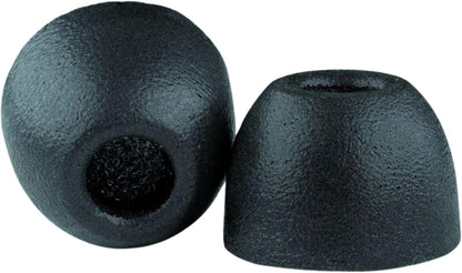 Comply 100 Core Series | Memory Foam Replacement IEM Ear Tips for Etymotic, Westone, Klipsch & More | Superior Noise Isolation, Ultimate Comfort, Secure Fit | Round, Black, Large (3 Pairs)