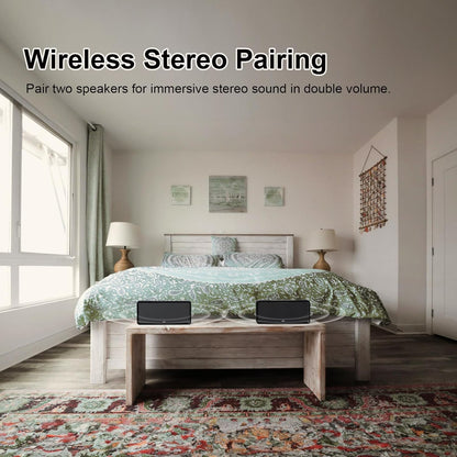 DOSS SoundBox XL Bluetooth Speaker with Subwoofer, 32W Loud Sound with Booming Bass, Dual DSP Technologies, 10H Playtime, USB-C, TWS, 2.1 Audio Channel for Home, Indoor and Office - Upgraded