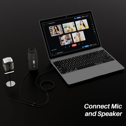 1/8inch Aux Headphone Splitter 2 Way Cable 6FT, 3.5mm 1 Male to 2 Female Mic and Audio Y TRRS Adapter, Compatible with Headset Earphone Switch 2/PS4/PS5 Steam Deck Xbox PC Laptop Phone Tablet Gaming