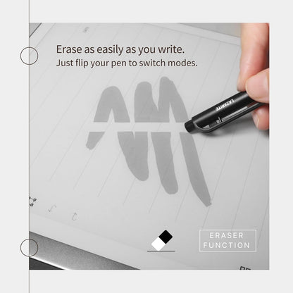 LuxoScribe, Marker Pen for Remarkable 2/Kindle Scribe/SuperNote Device. EMR Stylus Pen with Eraser, 4096 Pressure Sensitivity, Palm Rejection