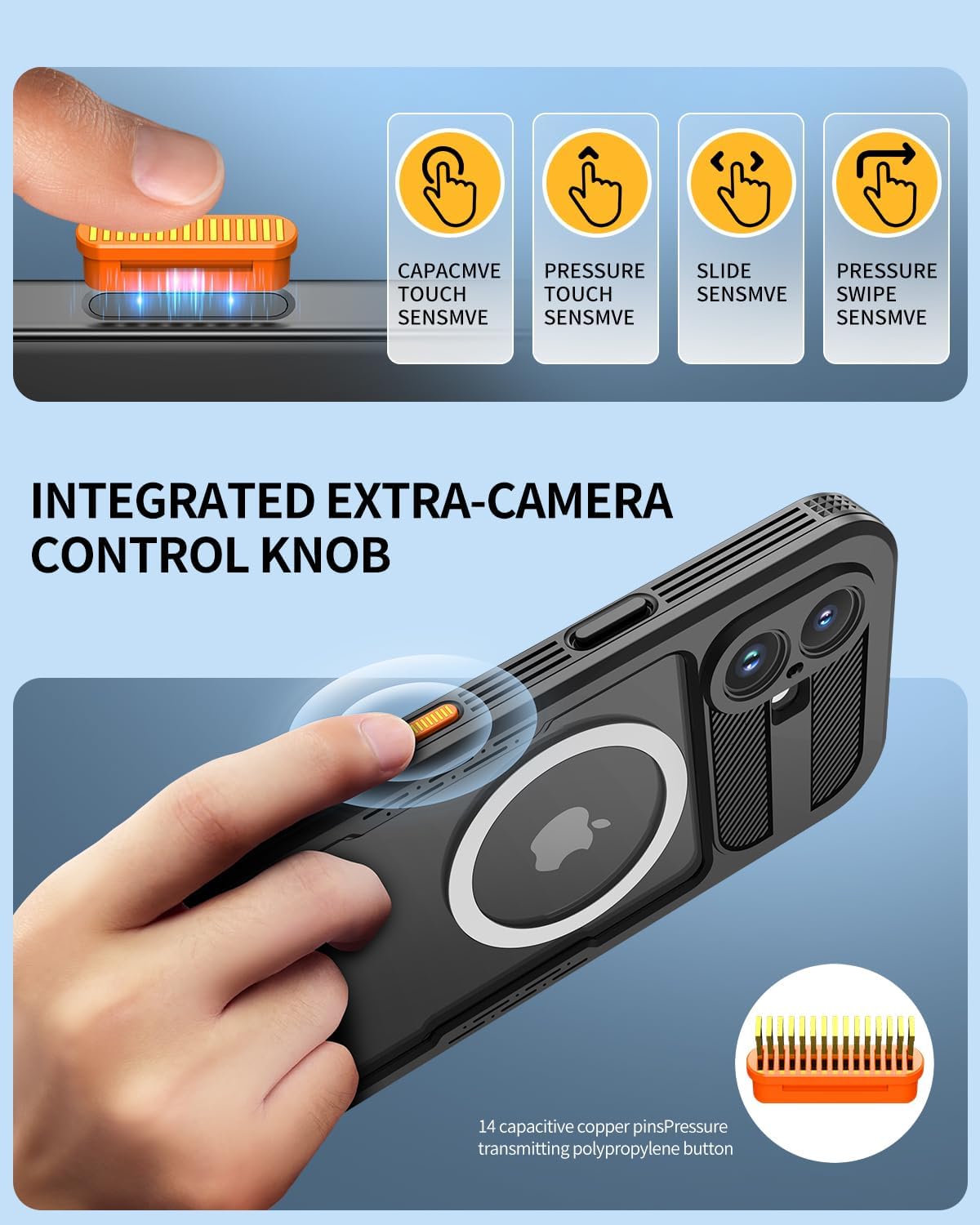 Lanhiem Magnetic Case for iPhone 16 Plus, IP68 Waterproof Dustproof Phone Case, [Compatible with Magsafe] [Built-in Screen Protector] Full Body Heavy Duty Rugged Phone Cover 6.7 inch, Black