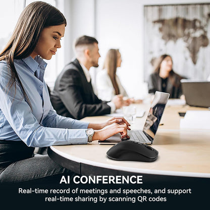M4 Wireless Smart Ai Mouse For Pc Laptops,One-Touch Voice Input, Ai Assistant, Meeting Recording, Screenshot Translation, And Multi-Language Compatibility, Is A High-Performance Office Device.