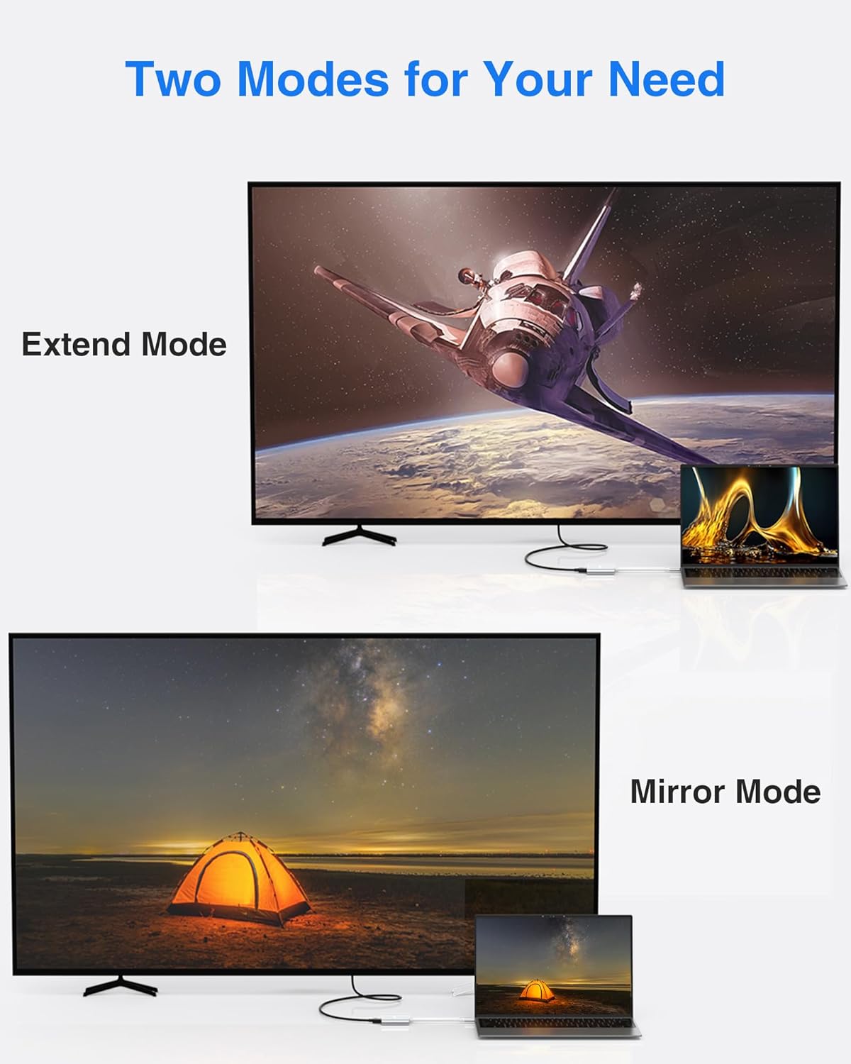 USB C to HDMI Adapter, 4K HDMI to USB-C Multiport Hub Adapter with 100W PD & USBA 3.0 Port, Type C Digital AV Converter for iPad Pro,MacBook Pro/Air,iPhone 15/16,Switch,TV, Monitor and More(Silver)